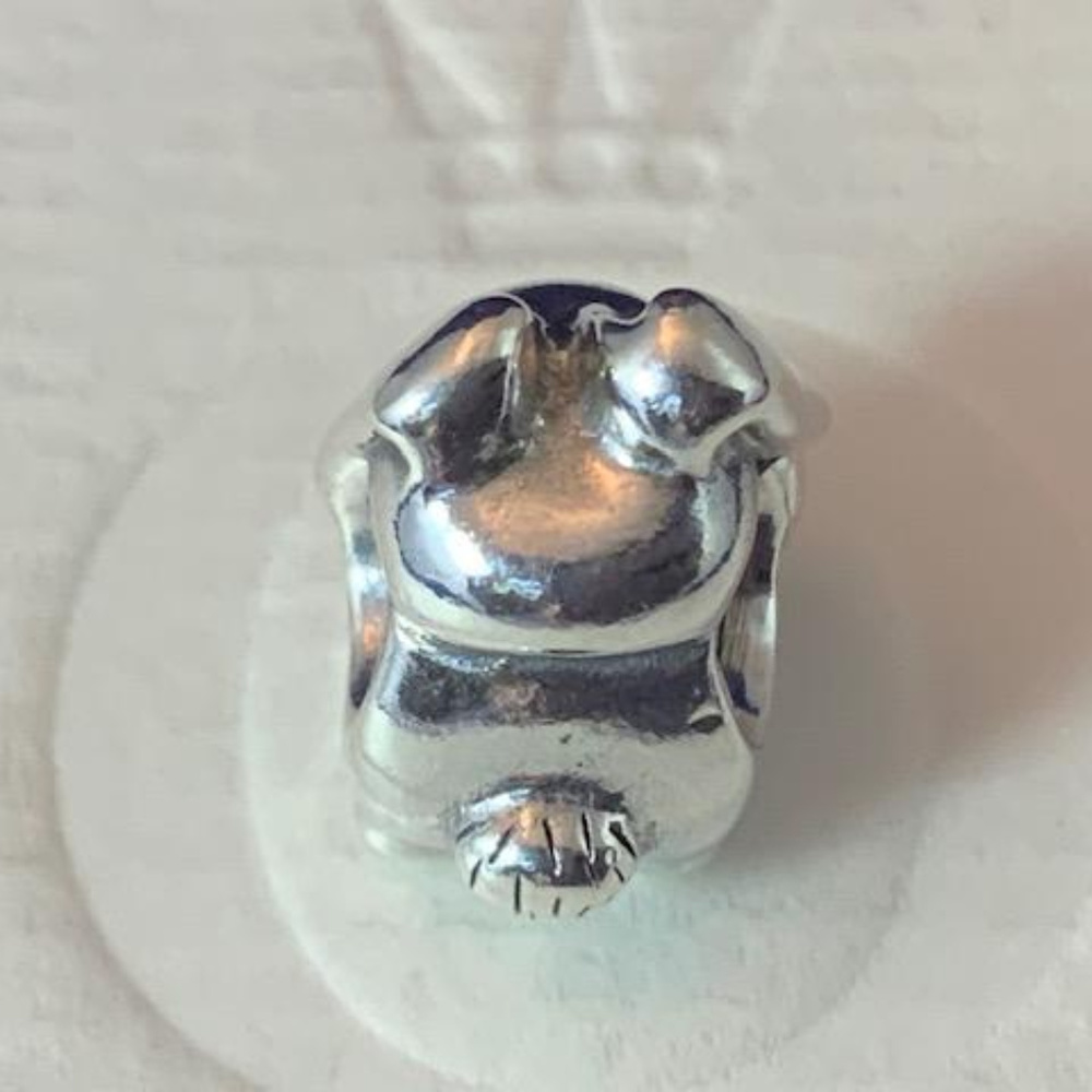 NWOT Pandora Sterling Silver Rabbit Charm #790389 - Picture 4 of 4